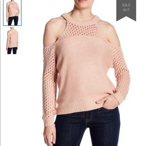 NWT Cold Shoulder Knit Sweater